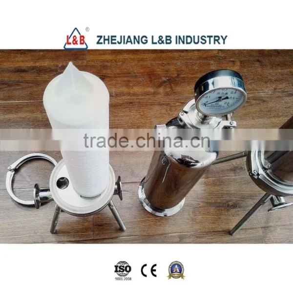 Hygienic Inox Liquid Millipore Microporous Filter photo-6