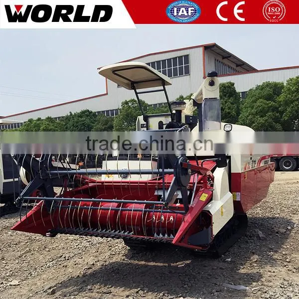 65HP WORLD Brand 4LZ-3.0 Mini Paddy Rice Soybean Combine Harvester for Sale photo-6