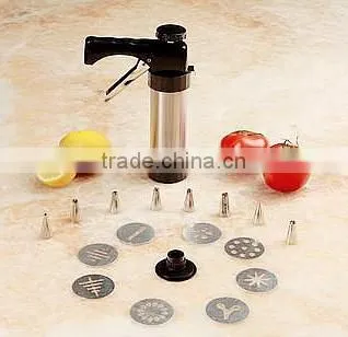 Stainless Steel Biscuit Decorating Cookie Press Maker photo-6