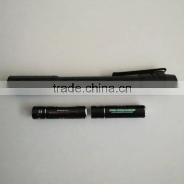 Hot Selling Aluminium Alloy 2xAAA Battery LED Flashlight Pen Style Light photo-4