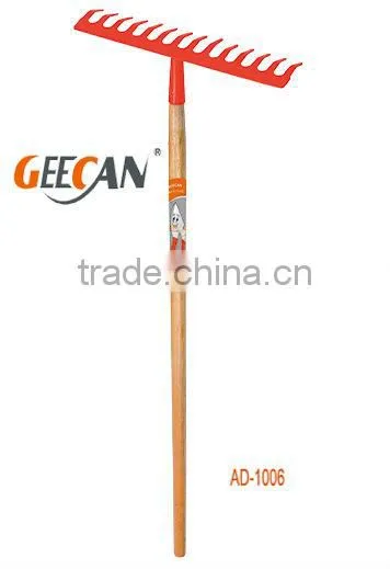 Wooden Handle 14teeth Garden Rake