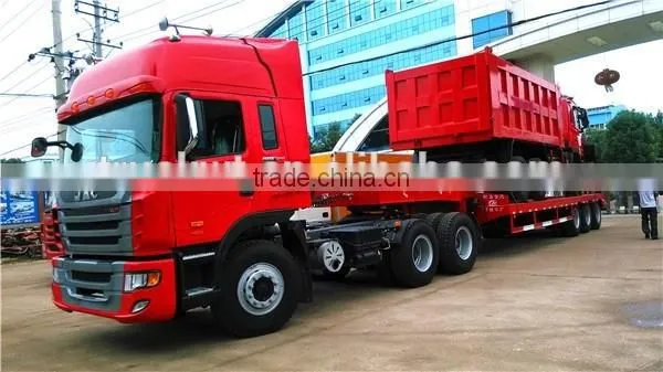 CLW 3 Axis 60ton Low Flatbed Semi Trailer for Sale photo-4