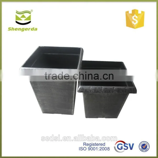 2015 High Quality New Design Decorative Unfinished Wooden Flower Pot photo-3