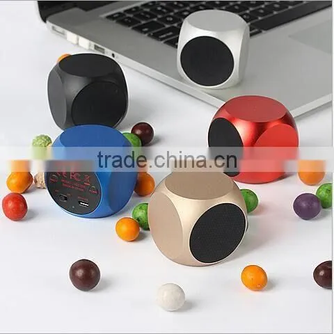 Mini Portable Wireless Bluetooth Speaker Creative Subwoofer Mini Cube Bluetooth Speaker For Notebook/Mobile Phone photo-2