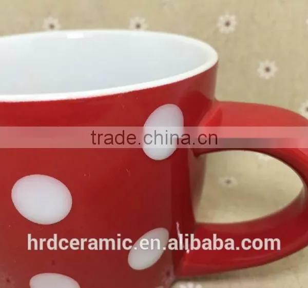 Stocked Cheap Red Ceramic Cup,Ceramic Coffee Cup , Milk Mug photo-3