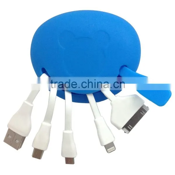 Multi Purpose Usb Cable 4 in 1 For Samusng/Iphone/Ipad/micro Charging/sync photo-4