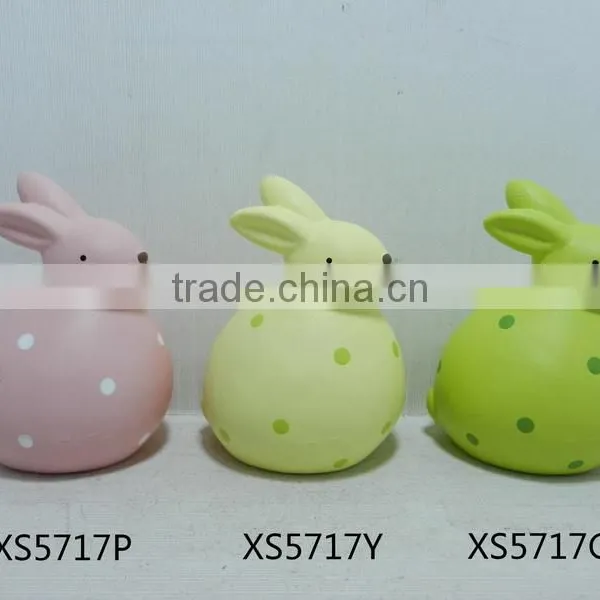 Ceramic Easter Rabbit Figurines photo-4
