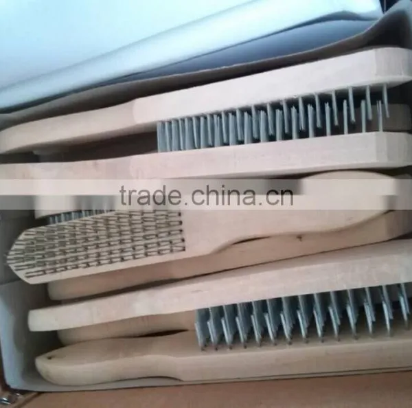 Polishing Steel Wire Brush With Wooden Handle photo-6
