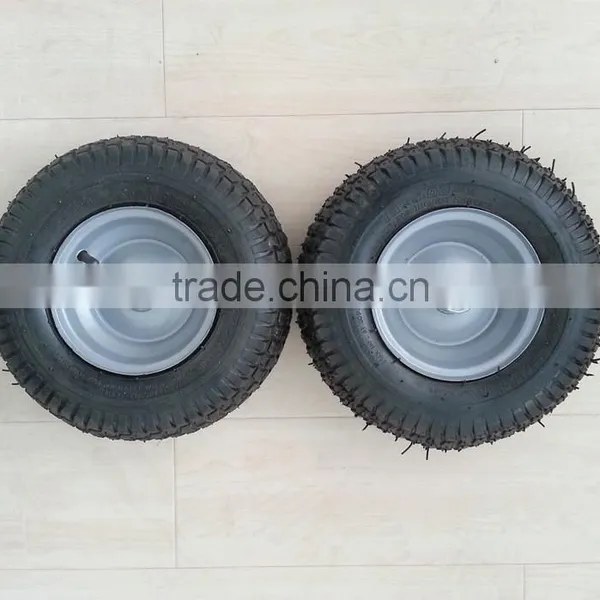14inch 5.0-6 Tool Cart Wheelbarrow Air Rubber Offset Wheel photo-3