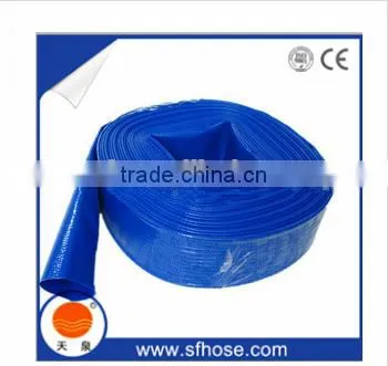 PVC Blue Lay Flat Water Hose 100M