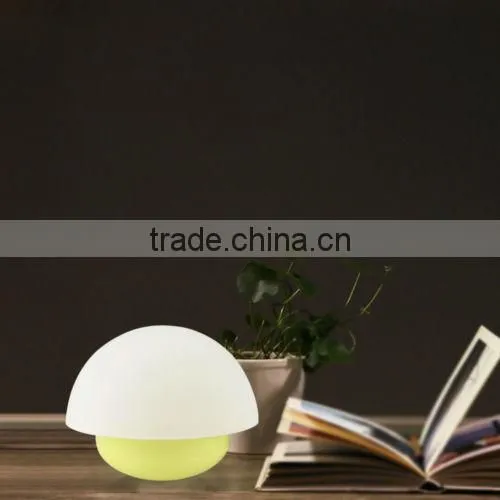 7 Color Touch Sensor Dimmable Lamp Yellow Tumbler Mushroom LED Kids Night Light photo-6