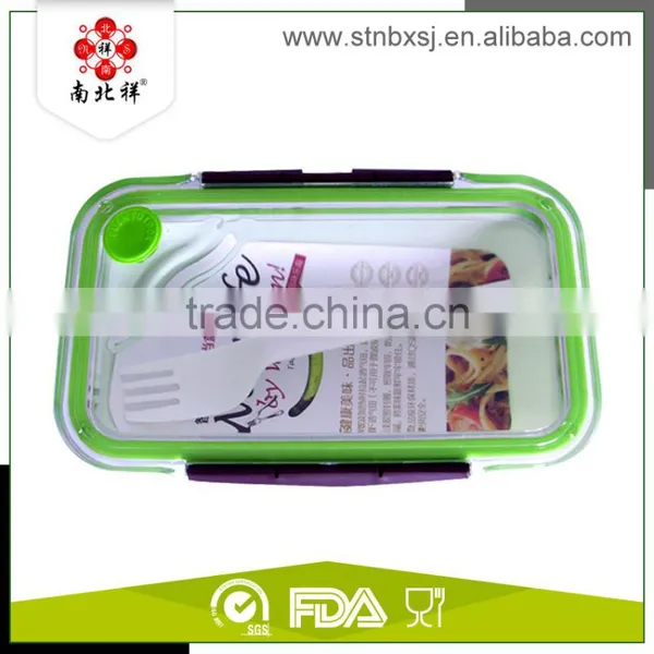 600ML Rectangular Good Seal Plastic Lunch Box photo-3