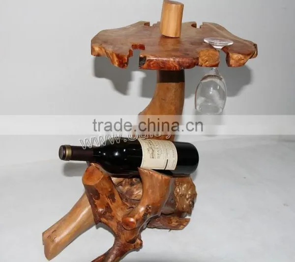Bamboo Craft Countertop Wine Display Holder photo-2