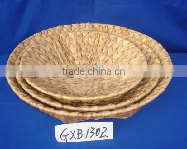 Handmade Water Hyacinth Storage Basket 2013 Design
