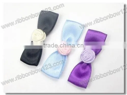 Colorful Min Ribbon Bow With Rose photo-2