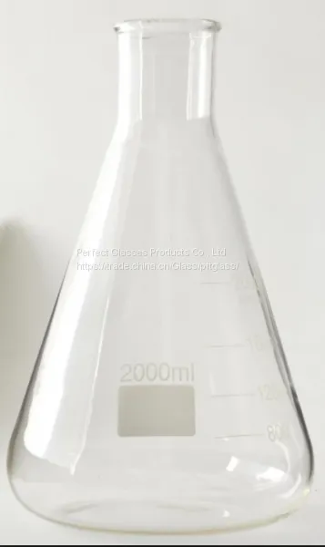 Lab glassware of Glass Conical Flask Lab equipment High Capacity Flask