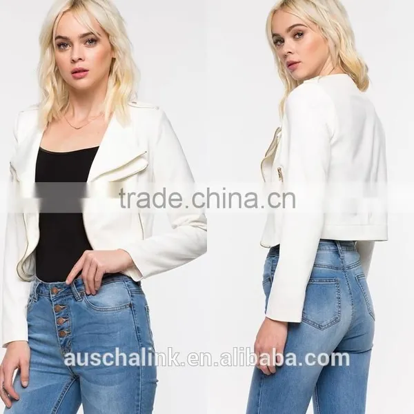 OEM Service New Design Custom Woman Sexy Layed Jacket photo-6