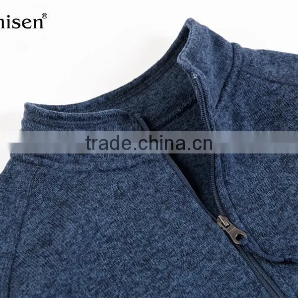 Wholesale 100 Polyester Sweaterfleece Men Custom Jacket photo-3