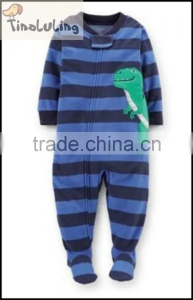 Wholesale 100% Cotton Boys and Girls Winter Pajamas,kids Pajamas With Feet photo-6