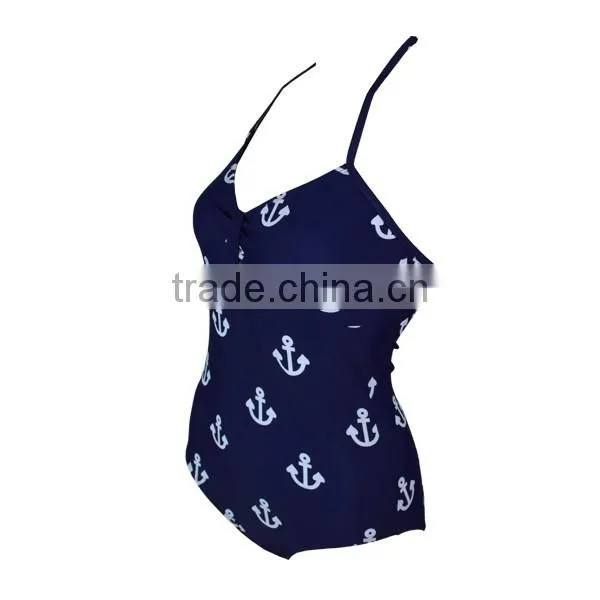 Wholesale Sublimation Floral Sexy One Piece Swimsuit photo-3