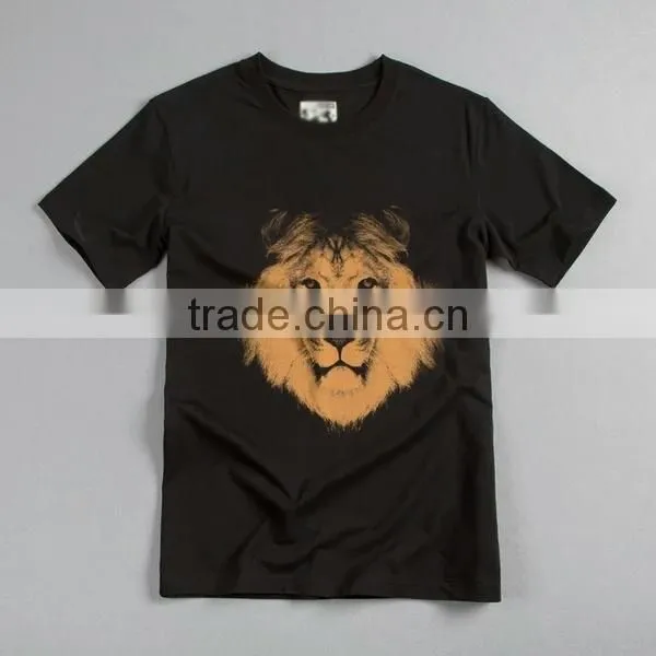 Top Selling Hiphop/Lion/Bones Digital Printing Casual Breathable O-Neck T-Shirt Printing T-shirt photo-2