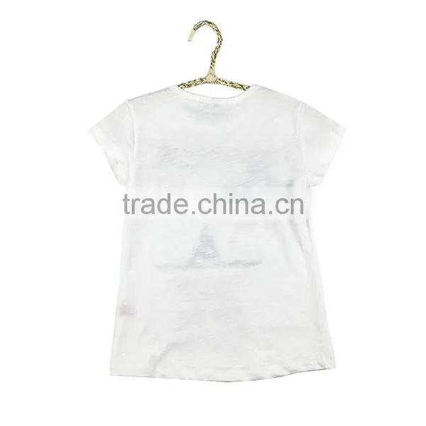 2016 Knit Clothing Manufacture Girl T-shirt Kids Wear photo-3