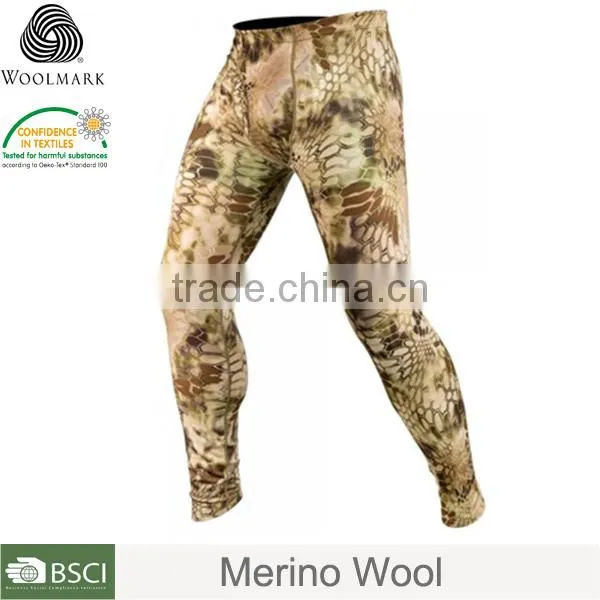 Merino Wool Camo Pants Sports Track Suit Custom Sweat Pants Male Jogging Pants photo-2