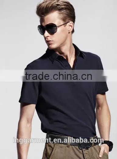 Custom Made 100% Cotton Golf Polo T-Shirt