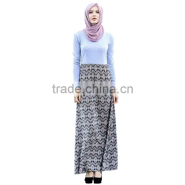 Modest Muslim Islamic Clothing Long Sleeve Hijab Dresses for Women photo-3