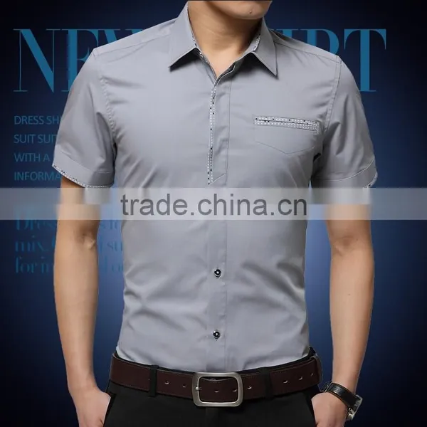 Latest Shirt Designs for Men 2015 Hot Sale High Quality photo-3