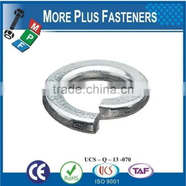 Made in Taiwan Silicon Bronze Medium Thick Stainless Steel Zinc Plated Steel Split Lock Washer photo-2