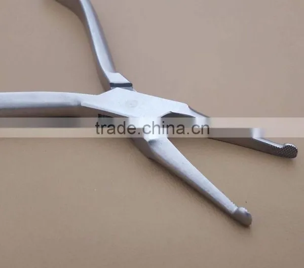 Dental How Pliers Straight Serrated Tips Orthodontic Dental Instruments photo-3