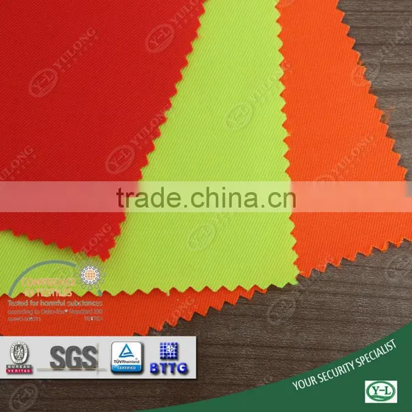 Polyester Workwear TC Fabric Fluorescent Reflect Fabric