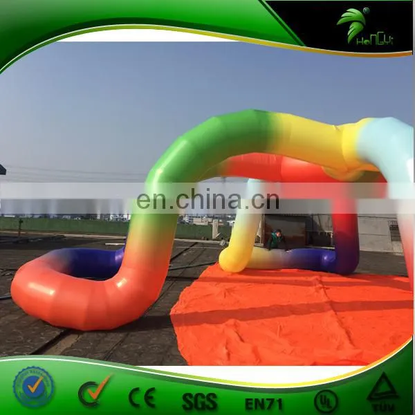2016 New Products Giant Rainbow Inflatable Tangle Sculpture For Exhibition, Custom Inflatable Tent photo-5