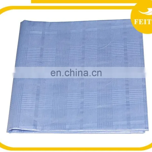 Light Blue Guinea Brocade Fabric Cotton Bazin Riche African Cotton Textile In Fabric Clothing Damask For Wedding Party FEITEX photo-2