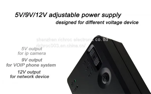 Egypt Rack Amount Online Modular Ups Cheap Price Voltage Adjust Mini dc Ups Battery 5V 9V 12V for Modem photo-2