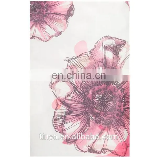 2017 Latest Fashion Chiffon Elegant Long Sleeve Flower Printed Baju Kurung Malaysia Modern photo-5