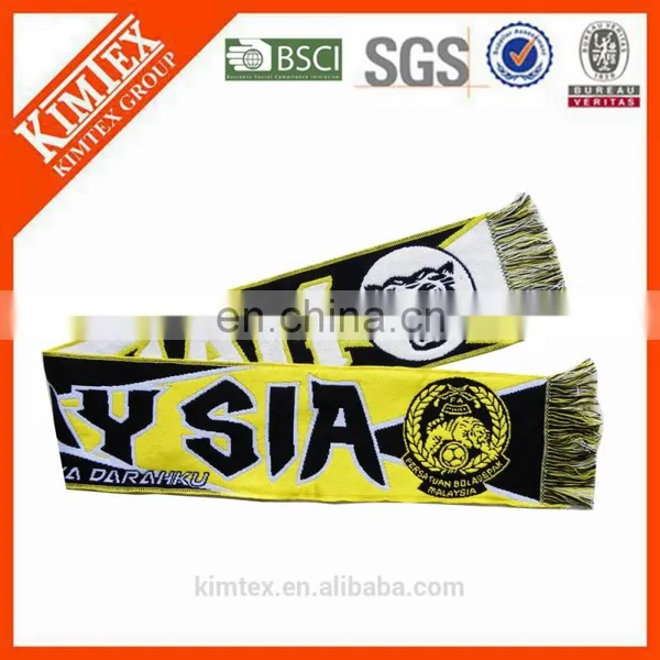 2016 Promotional Acrylic Woven Football Scarf photo-3