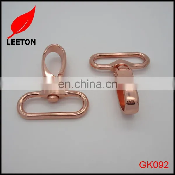 1.5inch Shiny Rose Gold Swivel Snap Hook for Leather Bag photo-4
