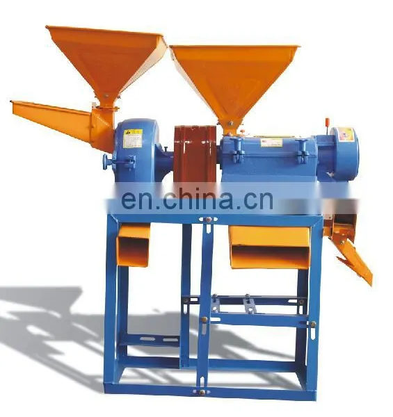 Combined Paddy Pounder Rice Scourer Mill Machine photo-2