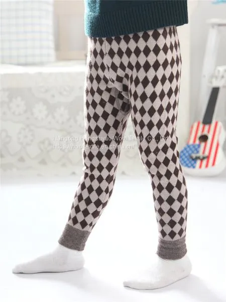 Unisex Cotton Casual Pants Children's Cashmere Trousers Kids Plaid Trousers Children's Pants photo-4