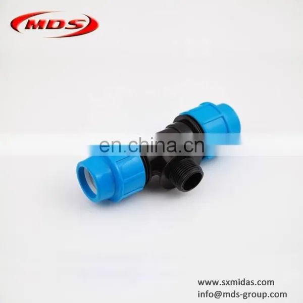 China PN10 PP Quick Compression Pipe Fittings 90 Degree Male Elbow With High Quality photo-5