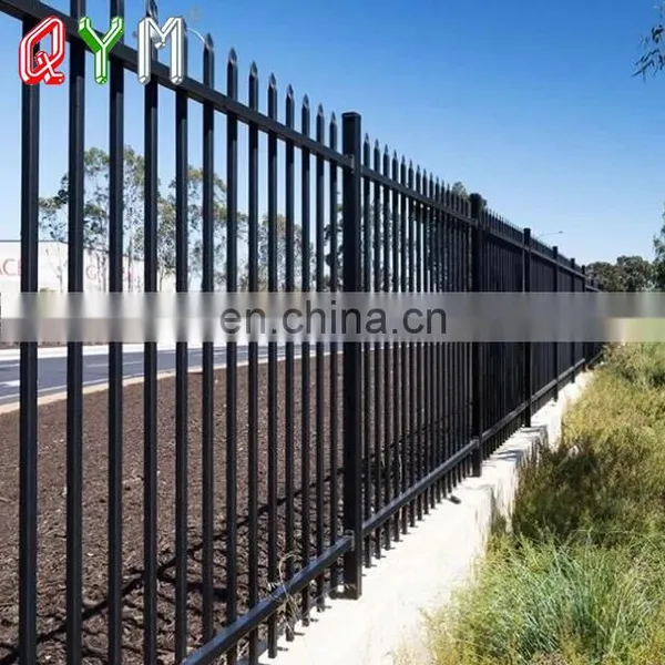 Ornamental White Picket Fence Wrought Iron Fence Panels photo-4
