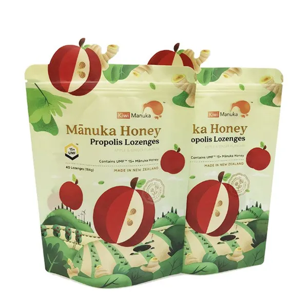 Digital Print Eco Friendly Food Grade Stand Up Pouch Bag For Nuts Packaging Bags photo-4