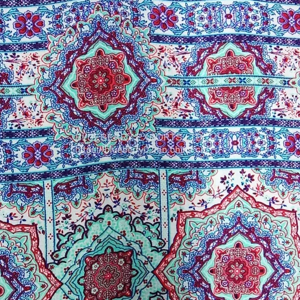 Rayon Crepe Fabric (Printed) photo-3