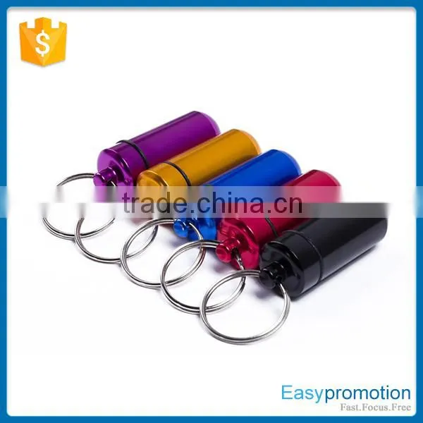 Hot Promotion Aluminum Pill Bottle Keychain Wholesale photo-2