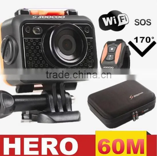 Brand New Wifi Sport Camera With HD Resolution,waterproof to 60 Meters Without Case photo-6