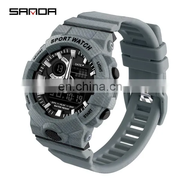SANDA 3030 Multi-functional Ladies Brand Digital Watches Alarm Waterproof Luminous Chronograph Fashion Girls Wrist Watches photo-3