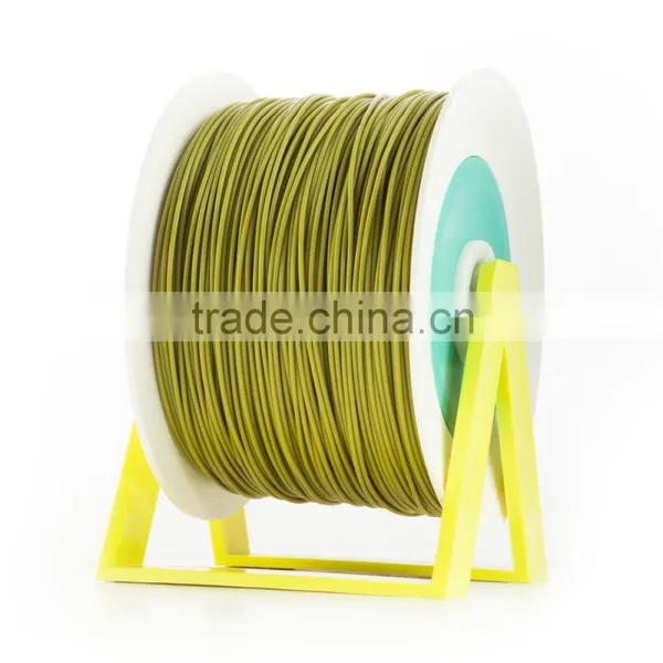 Pla 3d Printer Material Mustard Yellow Filament With the New Spool Convertible Into a Coat Hanger. Spool Holder Included. photo-2