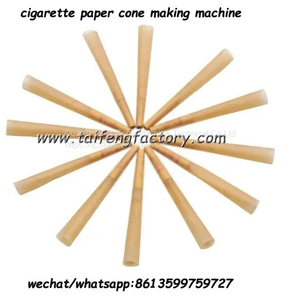 cigarette paper cone making machine